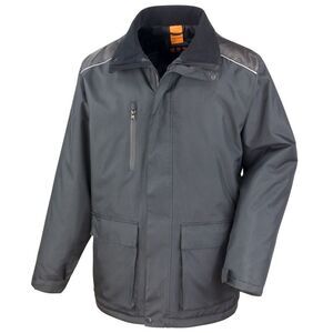 Result Mens Work-Guard Vostex Long Coat/Jacket Workwear (Waterproof & Windproof)